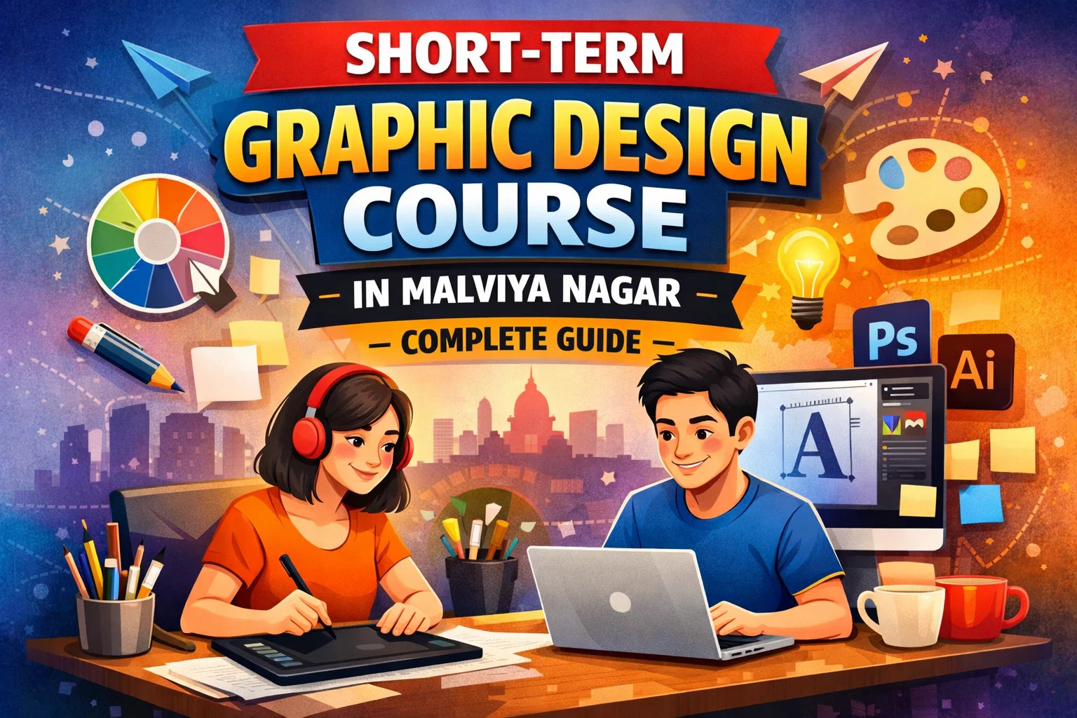 Short-Term Graphic Design Course in Malviya Nagar – Complete Guide