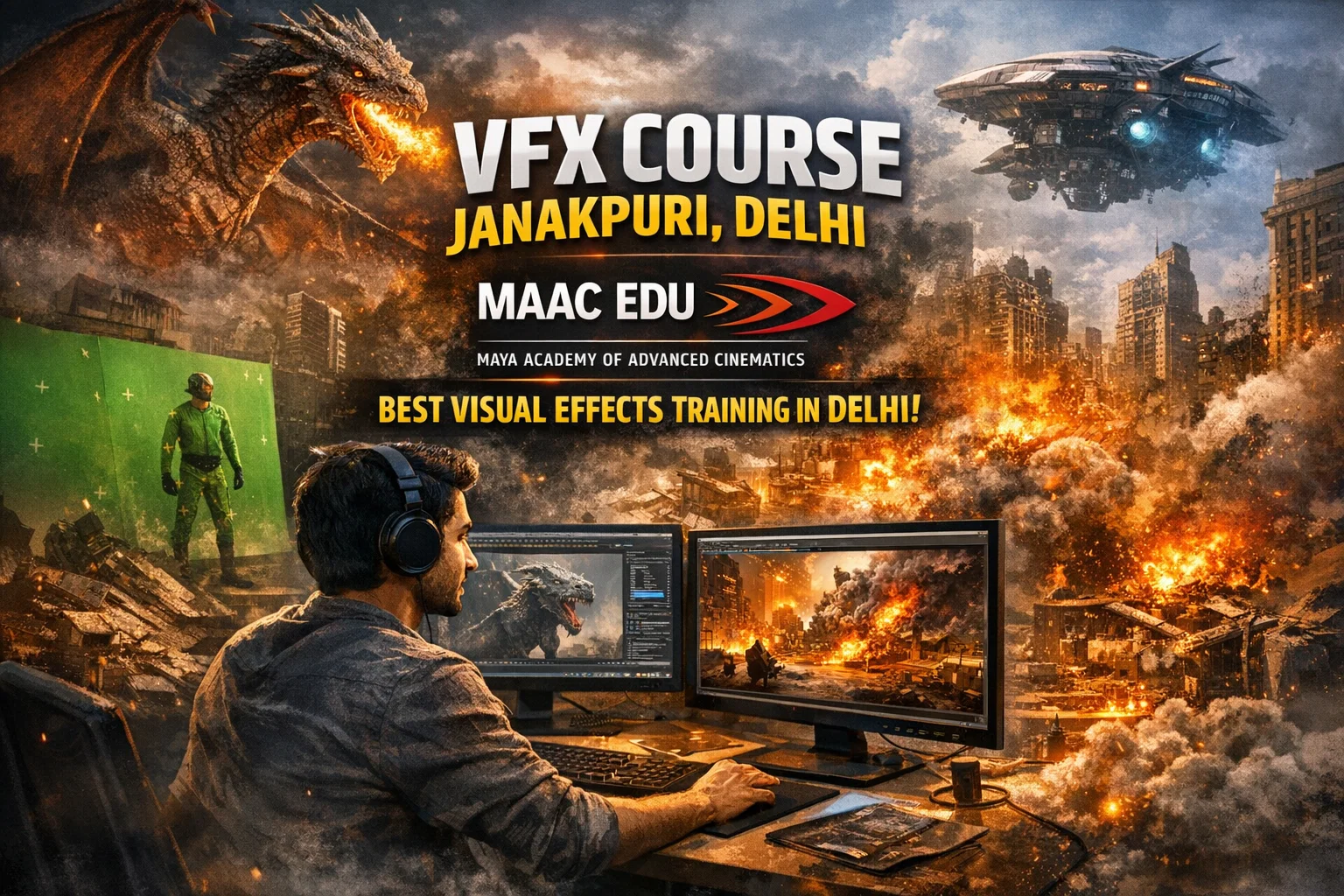 VFX Course in Janakpuri, MAAC Edu Delhi