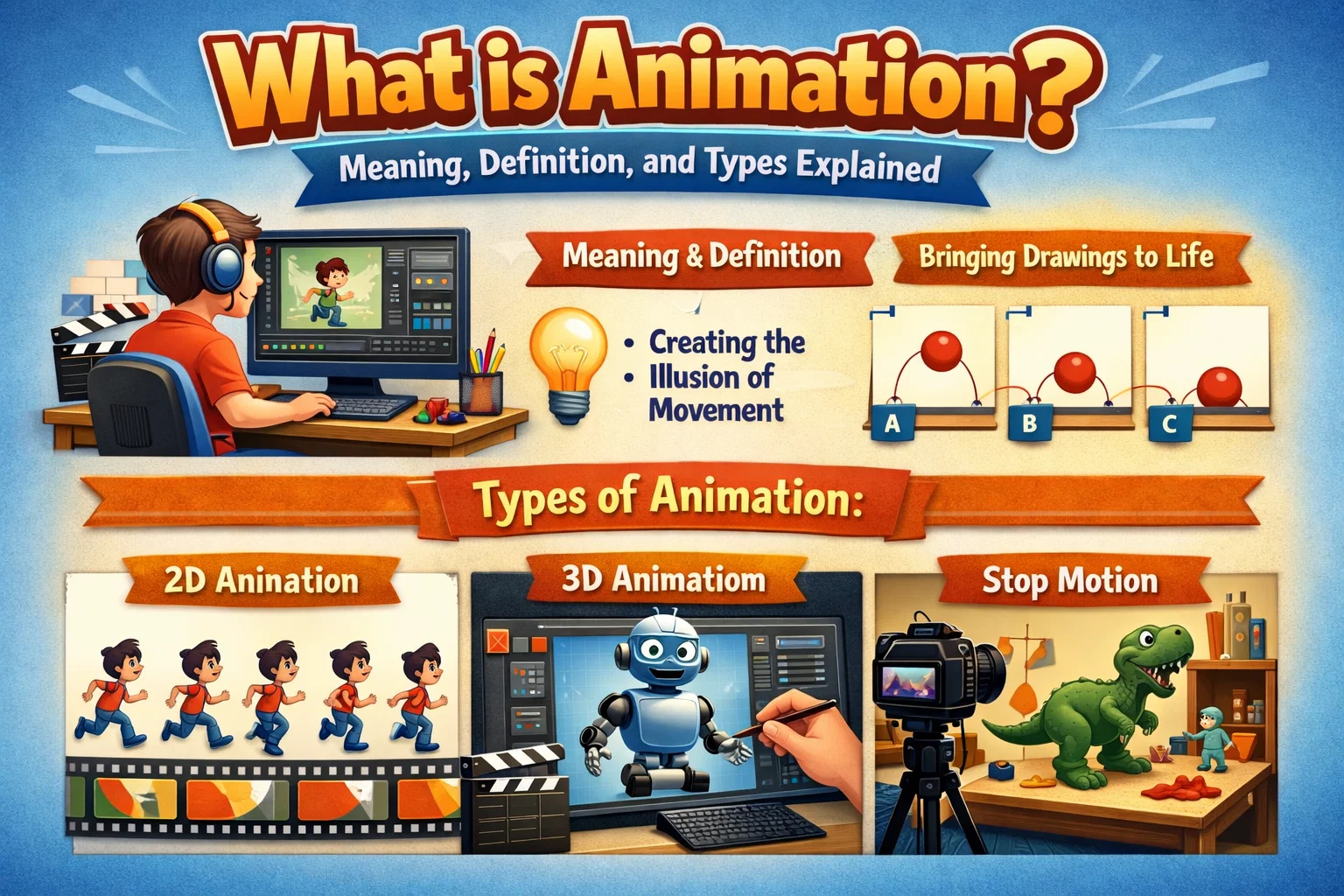 What is Animation? Meaning, Definition, and Types Explained